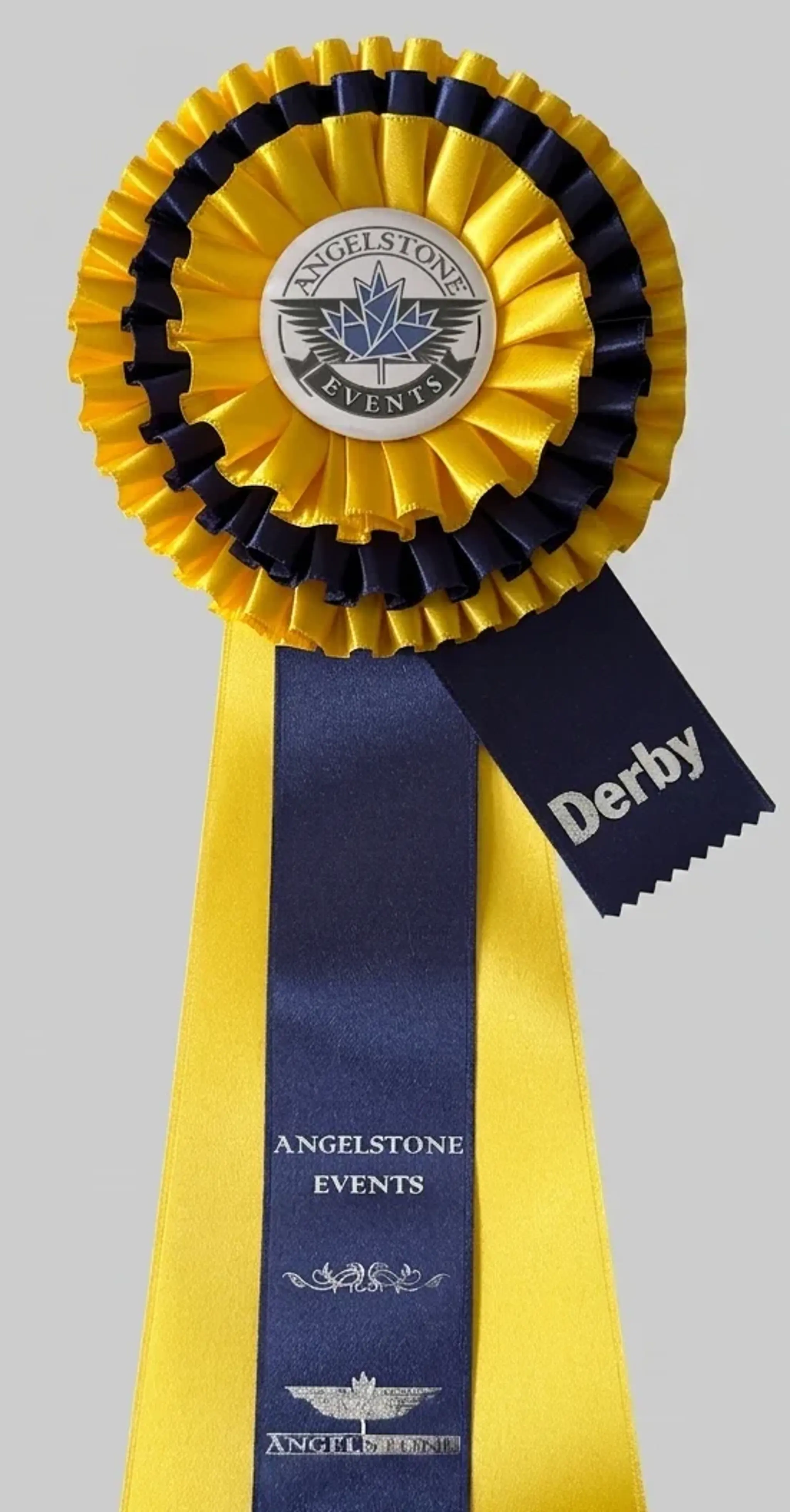 Yellow placing ribbon for shows and events